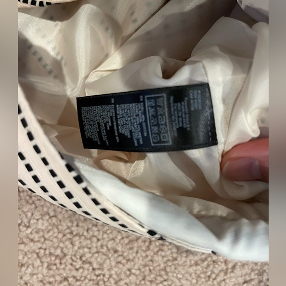 FOREVER 21 Cream/Black Lined Pencil Skirt - Picture 4 of 9